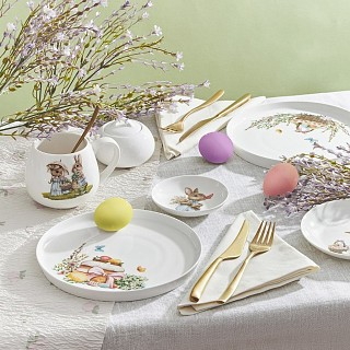 Тарелка Fissman 21 см EASTER фарфор (13689)