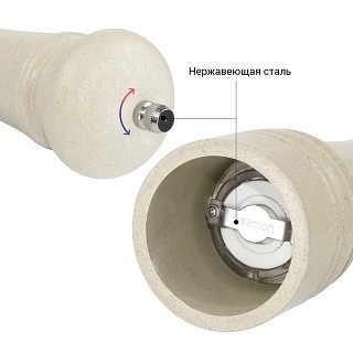 Мельница для перца и приправ Fissman 10x5 см механическая (8205)