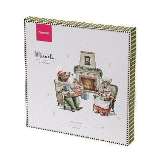 Тарілка Fissman MIRACLE 27 см порцеляна (16013)