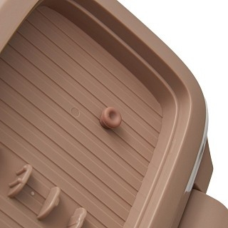 Ланч-бокс Fissman с двумя отделениями 19,7х14х8,2 см 850 мл, цвет коричневый пластик (16752)