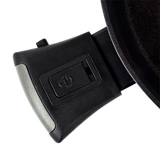 Сотейник Fissman BRILLIANT 28x7,5 см / 4,1л со съемными ручками и стеклянной крышкой (14386)