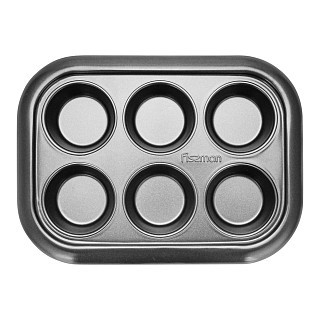 Форма для випічки Fissman 6-ти кексів 29,4x21x3,5 см (5649) Форма для випічки Fissman 6-ти кексів 29,4x21x3,5 см (5649)