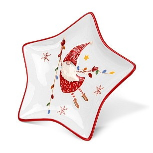 Блюдо в форме звезды Fissman 20,7х20 см доломит (0388)