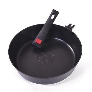 Глубокая сковородка Fissman OFELIA 28x7,5 см со съемной ручкой (14253)