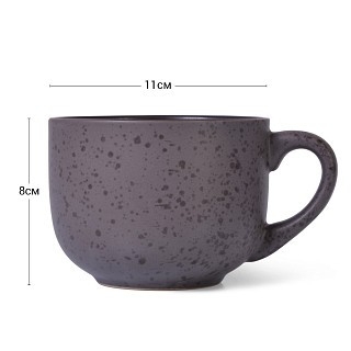 Кухоль Fissman 450 мл, колір КОРИЧНЕВИЙ (6059)