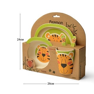 Детский набор Fissman "Тигренок" 5 пр. (8355) Детский набор Fissman "Тигренок" 5 пр. (8355)