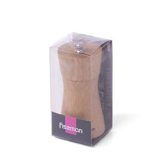 Мельница для соли и перца Fissman фигурная 11x5см механическая (8085)
