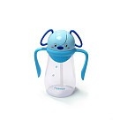 Пляшка для води Fissman 400 мл з трубочкою (6853)