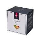 Мінажниця Fissman 22x22x13 см на металевій підставці 3 секції по 280 мл скло (16394)