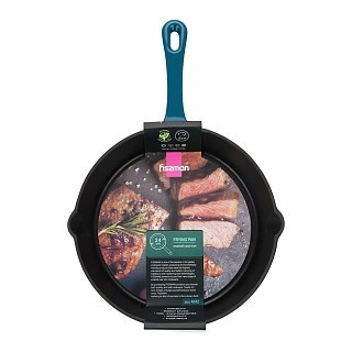 Пательня для смаження Fissman 24x4,5 емальований чавун (4042)