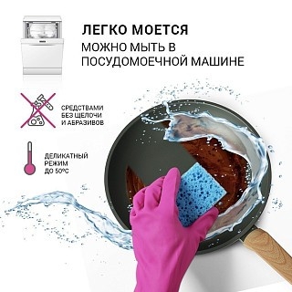 Сковорода для жарки Fissman OLIVI 28x6 см алюминий с антипригарным покрытием (4415)