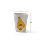 Стакан для дітей бамбукове волокно Fissman 300 мл Груша (8361)