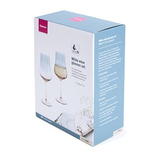 Набір з 2-х бокалів Fissman для білого вина 480 мл скло (13685)