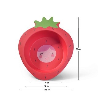 Тарілка Fissman 18 см ПОЛУНИЦЯ (8357) Тарілка Fissman 18 см ПОЛУНИЦЯ (8357)