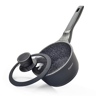 Ковш Fissman PRESTIGE 16x8,5 см / 1,4 л со стеклянной крышкой (5040) Ковш Fissman PRESTIGE 16x8,5 см / 1,4 л со стеклянной крышкой (5040)