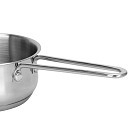 КІвш Fissman GULLIVER 12x6 см 0,6 л. зі скляною кришкою нержавіюча сталь (5400)