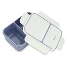 Ланч-бокс с двома відділенням Fissman 20x14x8 см / 1300 мл (6768)