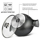 Казан Fissman GRANDE 28x13,5см / 6,5л зі скляною кришкою (14320)