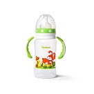 Бутылочка для кормления Fissman 300 мл с ручками цвет салатовый (6897)