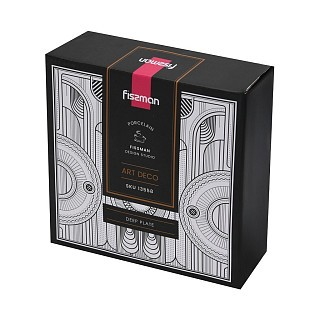 Глубокая тарелка Fissman ART DECO 18 см фарфор (13558)