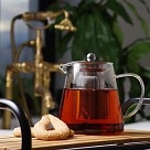 Чайник для заварювання Fissman 950 мл зі сталевим фільтром скло (6479)