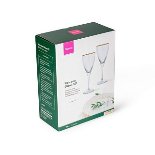 Набор из 2-х бокалов Fissman для белого вина 390 мл (19079)