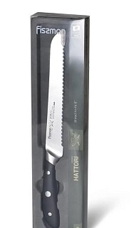 Нож для хлеба Fissman HATTORI 20 см 420J2 сталь (2535) Нож для хлеба Fissman HATTORI 20 см 420J2 сталь (2535)