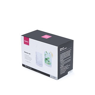 Набор из 2 стаканов Fissman 250 мл. стекло (13677)