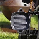 Квадратна пательня-гриль Fissman 26x5 см з двома боковими ручками (4097)