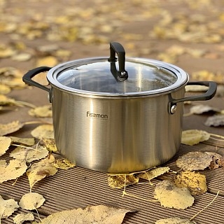 Каструля Fissman LOREN 24x13,5 см / 6 л зі скляною кришкою (5473) Каструля Fissman LOREN 24x13,5 см / 6 л зі скляною кришкою (5473)