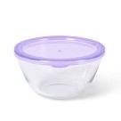 Миска Fissman 21x10 см 2100 мл с крышкой (6521)