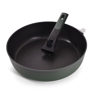 Глубокая сковородка Fissman BRILLIANT 28x7,5 см со съемной ручкой (14385) Глубокая сковородка Fissman BRILLIANT 28x7,5 см со съемной ручкой (14385)