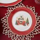 Тарілка Fissman CHRISTMAS EVE 27 см порцеляна (16026)