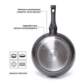 Сковорідка Fissman FIORE 24 см індукційна (4622)