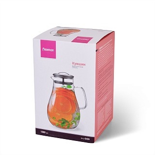 Глечик Fissman для напоїв з фільтром 1600 мл (6439) Глечик Fissman для напоїв з фільтром 1600 мл (6439)