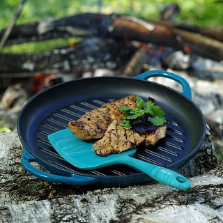 Круглая сковорода гриль Fissman 30x4,0 см с боковыми ручками эмалированный чугун (4044) Круглая сковорода гриль Fissman 30x4,0 см с боковыми ручками эмалированный чугун (4044)