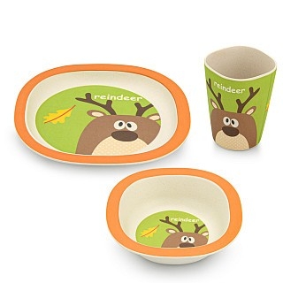 Дитячий набір Fissman "ОЛЕНЯ" 3 пр. (9492) Дитячий набір Fissman "ОЛЕНЯ" 3 пр. (9492)