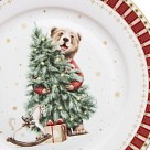 Тарелка Fissman 20 см MIRACLE фарфор (13753)