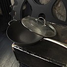 Cковородка Fissman вок MELITA 30x8 см со стеклянной крышкой (4003)