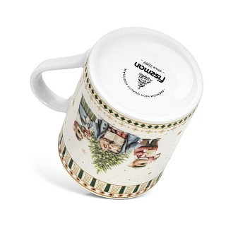 Набор из 2-х кружек Fissman MIRACLE 360 мл фарфора (16011)