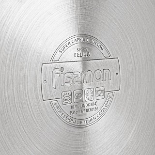 Каструля Fissman FELINA 24x14,5 см / 6,5 л. зі скляною кришкою нержавеющая сталь (5348) Каструля Fissman FELINA 24x14,5 см / 6,5 л. зі скляною кришкою нержавеющая сталь (5348)