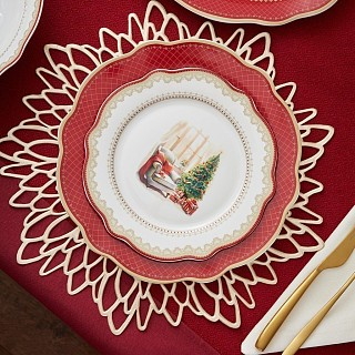 Тарелка Fissman CHRISTMAS EVE 20 см фарфор (16027)