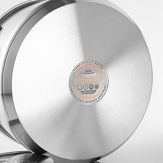 Кастрюля Fissman MASTER CHEF 20x11 см/3,1 л со стеклянной крышкой нержавеющая сталь (15096)