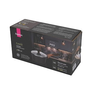 Ковш Fissman 16x7,5 см/1,3 л CUISINE со стеклянной крышкой алюминий с антипригарным покрытием (14591) Ковш Fissman 16x7,5 см/1,3 л CUISINE со стеклянной крышкой алюминий с антипригарным покрытием (14591)