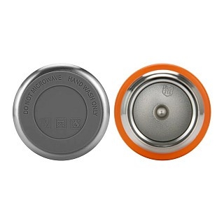 Термос Fissman 600 мл колір оранжевий нержавіюча сталь (9876)