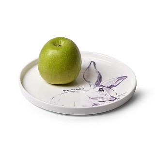 Тарелка Fissman PROVENCE RABBIT 20 см фарфор (13952)