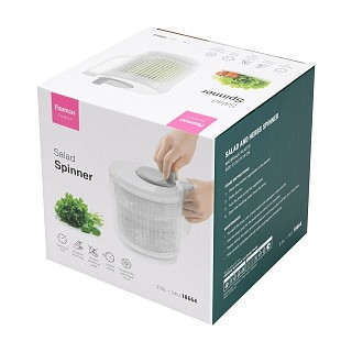 Сушилка для салата Fissman 21,5x17х19 см/2,5 л пластик (18664)