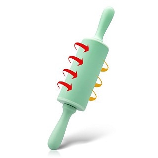 Скалка для теста и мастики выпечки Fissman 23х4,5 (7559)