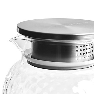 Глечик для холодних та гарячих напоїв Fissman з фільтром 1800 мл жаростійке скло (6588) Глечик для холодних та гарячих напоїв Fissman з фільтром 1800 мл жаростійке скло (6588)