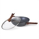 Сковорідка ВОК Fissman CAPELLA 30x8,5 см / 4,3 л з кришкою (14957)